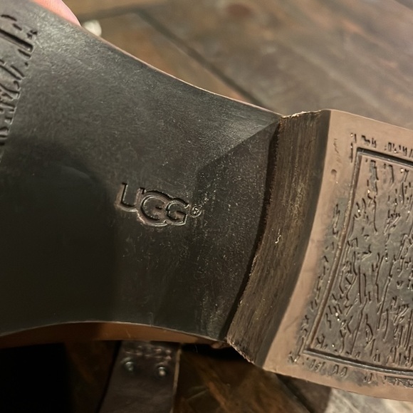 UGG Darling Harness Whisky Leather Ankle Boots - Picture 8 of 16